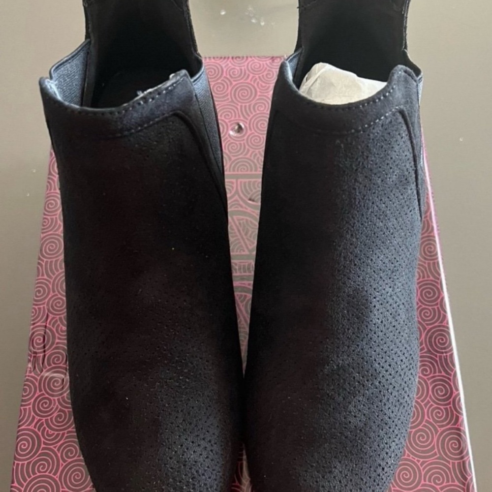 Black Suede Ankle Boots